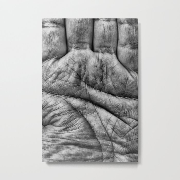 Left Hand Metal Print