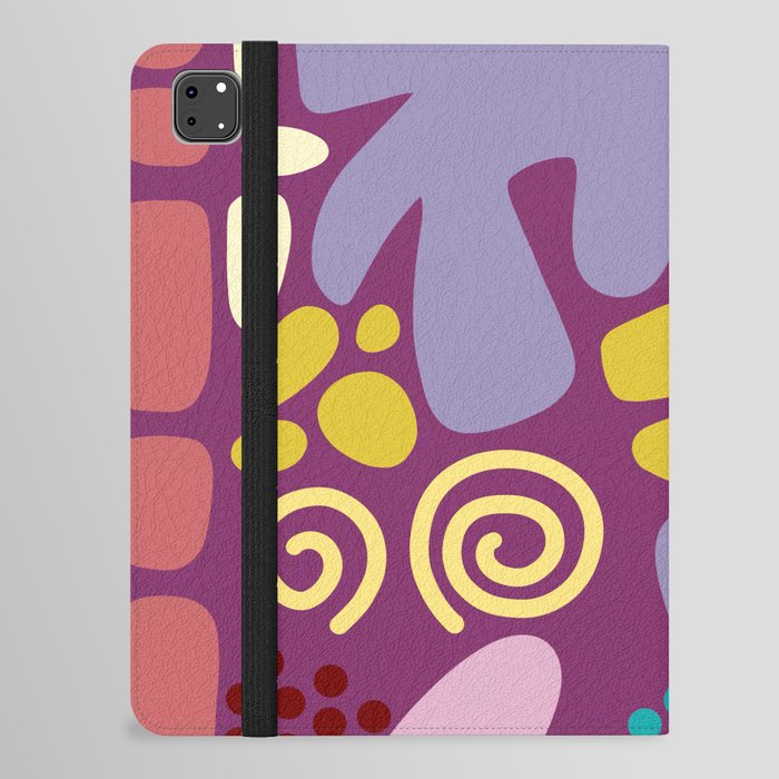 Abstract vintage colors pattern collection 13 iPad Folio Case