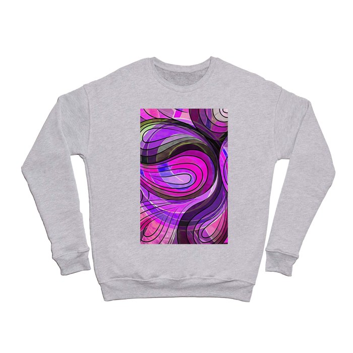 So Nothing Is Created Perfect - Charcoal Rose Water Crewneck Sweatshirt