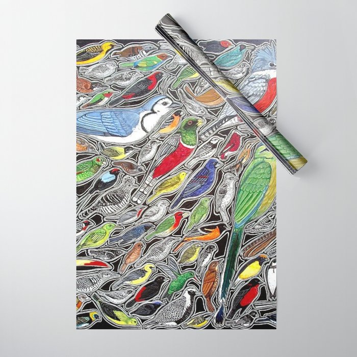 Toucans, parrots and tropical birds of Costa Rica Wrapping Paper