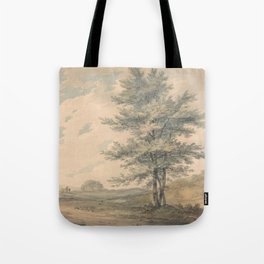J.M.W. Turner "Landscape with Trees and Figures" Tote Bag