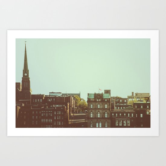 Princess Street Art Print