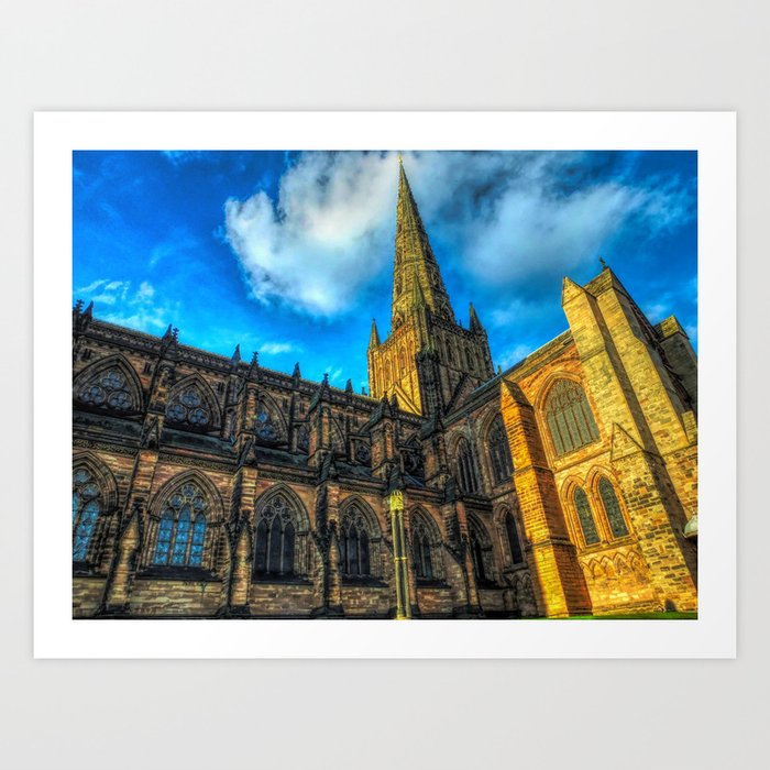 Lichfield Cathedral Art Print