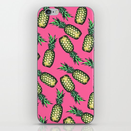 Pineapple Pattern iPhone & iPod Skin