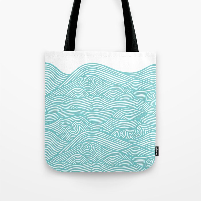 Waves Tote Bag