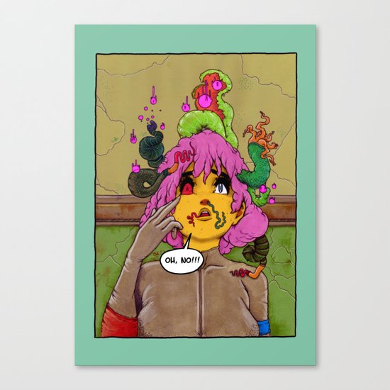 Neighbourhood Of Infinity, splash page. Canvas Print