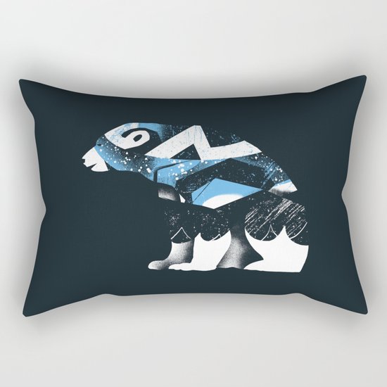 Winter Bear Rectangular Pillow