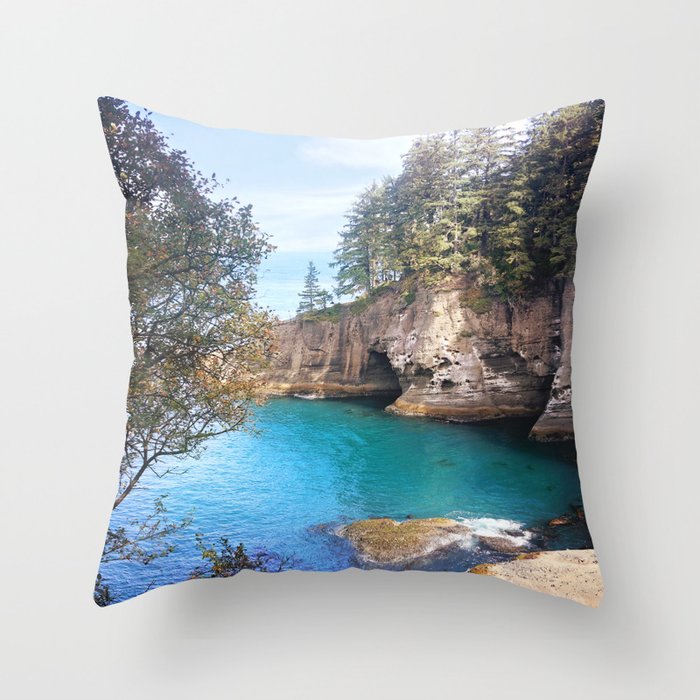 Lands End Throw Pillow By Sylviacookphotography Society6