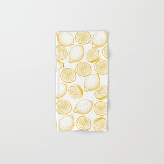 Lemons Hand & Bath Towel