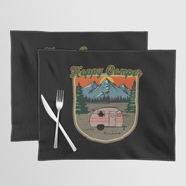 Happy Camper Trailer Graphic Design Placemat