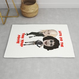 Rocky Horror Picture Show Time Warp Rug | Graphicdesign, Song, Timewarp, Pictureshow, Scary, Richardobrien, Letsdothe, Musical, Cult, Music 