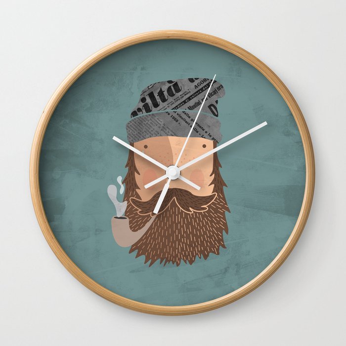 Simon the Fisherman Wall Clock