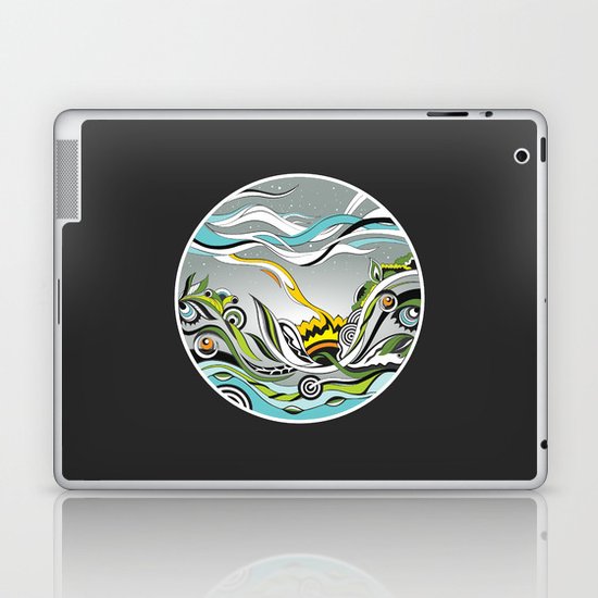 When the Earth meets the Sky Laptop & iPad Skin