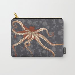Rad Orange Octopus Carry-All Pouch