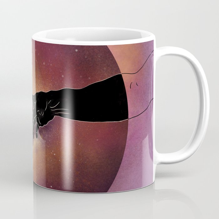 Life in Space - purple Coffee Mug