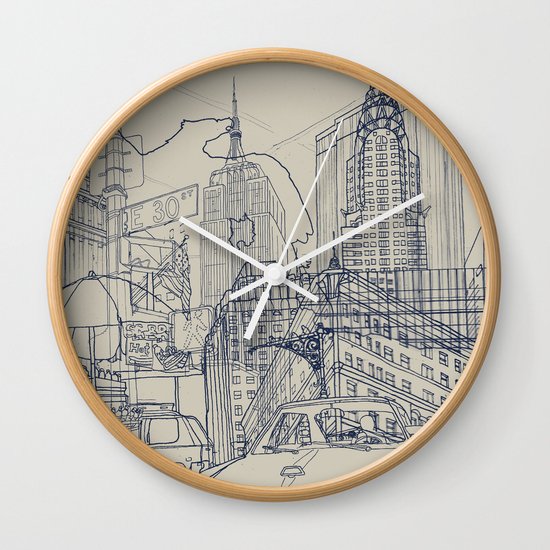New York! Wall Clock