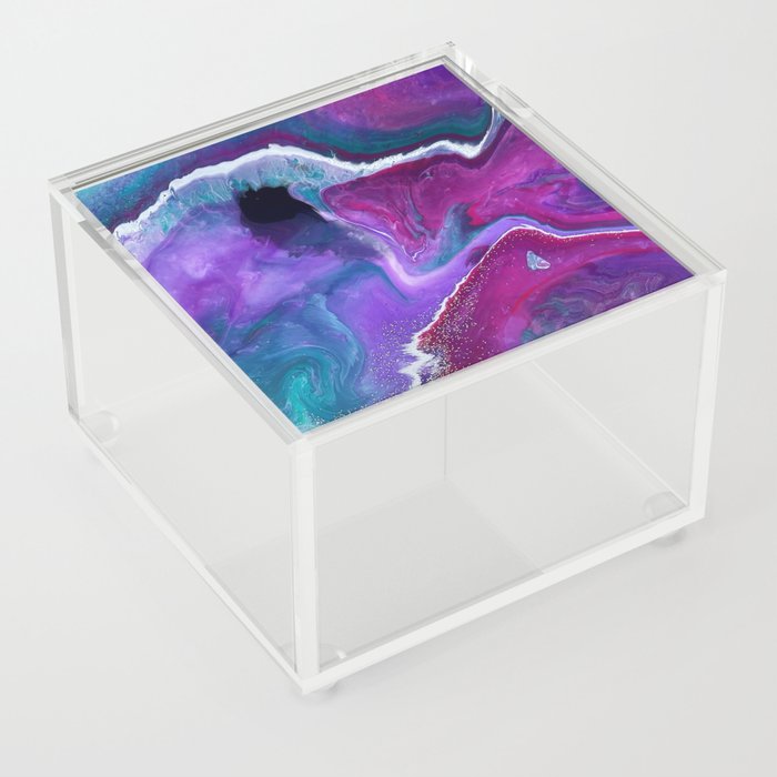 Purple Galaxy 1 Acrylic Box
