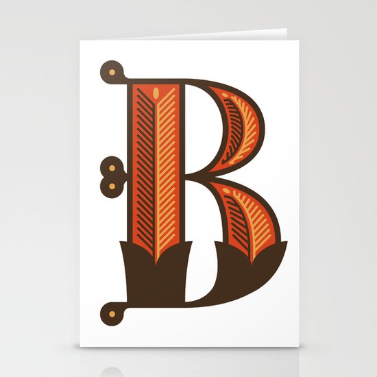 The Letter B Stationery Cards