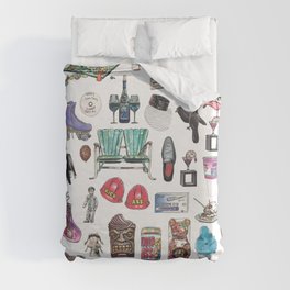 Indiana Objects Duvet Cover