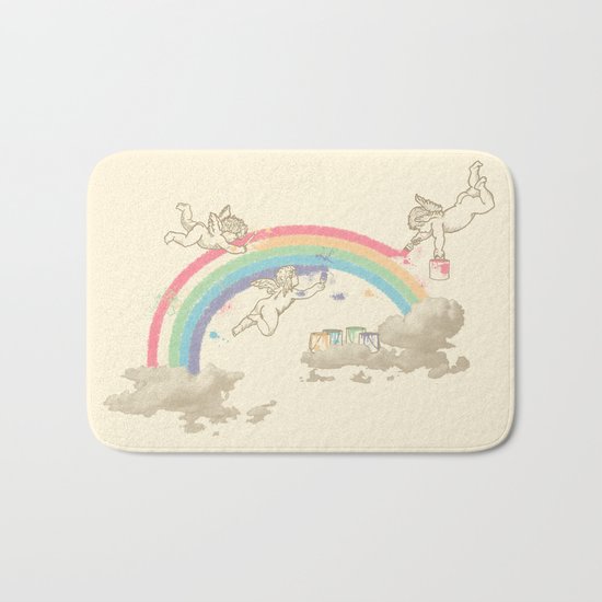 Painting The Sky Bath Mat