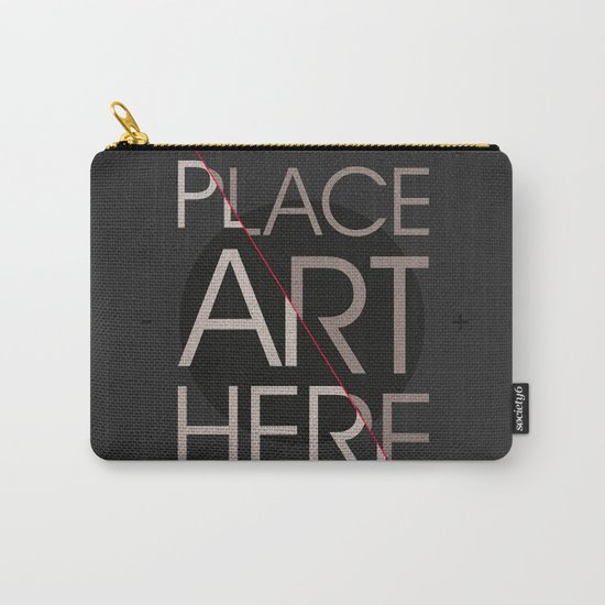 The Art Placeholder Carry-All Pouch