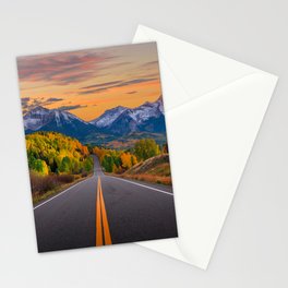The Road To Telluride Stationery Card