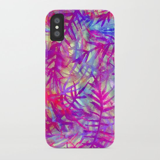 Electric Palms - Pink iPhone Case