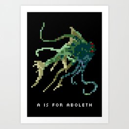 A is for Aboleth Art Print