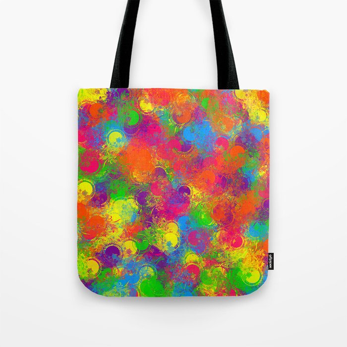 Paint Can Florals Tote Bag