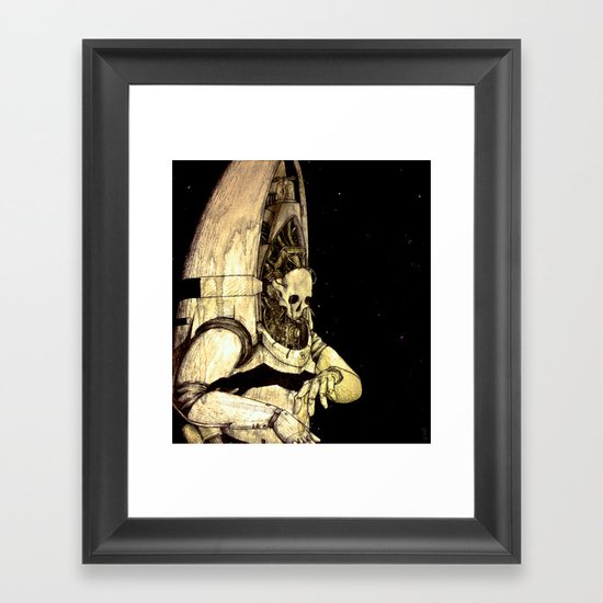 Spaceghost I Framed Art Print