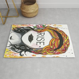 Words Within: "Rise" Rug