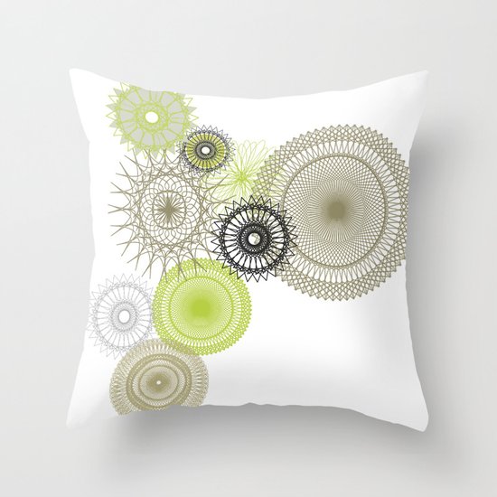 Modern Spiro Art #1 Throw Pillow