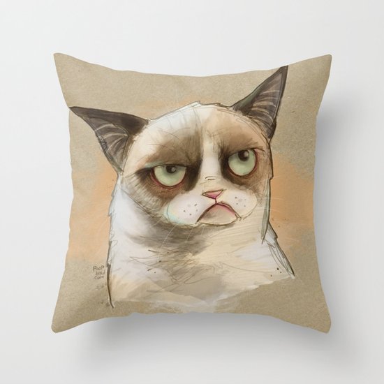 Tardar Sauce Throw Pillow