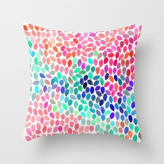 rain 12 Throw Pillow