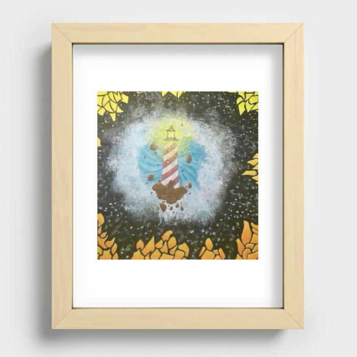 Lighthouse Recessed Framed Print