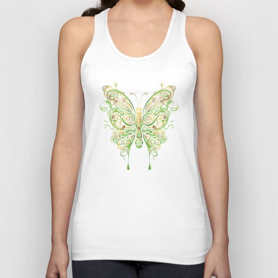 Butterfly Ornamental Unisex Tank Top