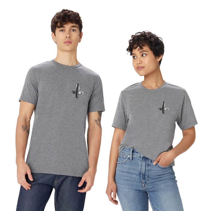 Cross T-Shirt St Peter Shirt Inverted Cross Tee Casual Short Sleeve Unisex Cute 