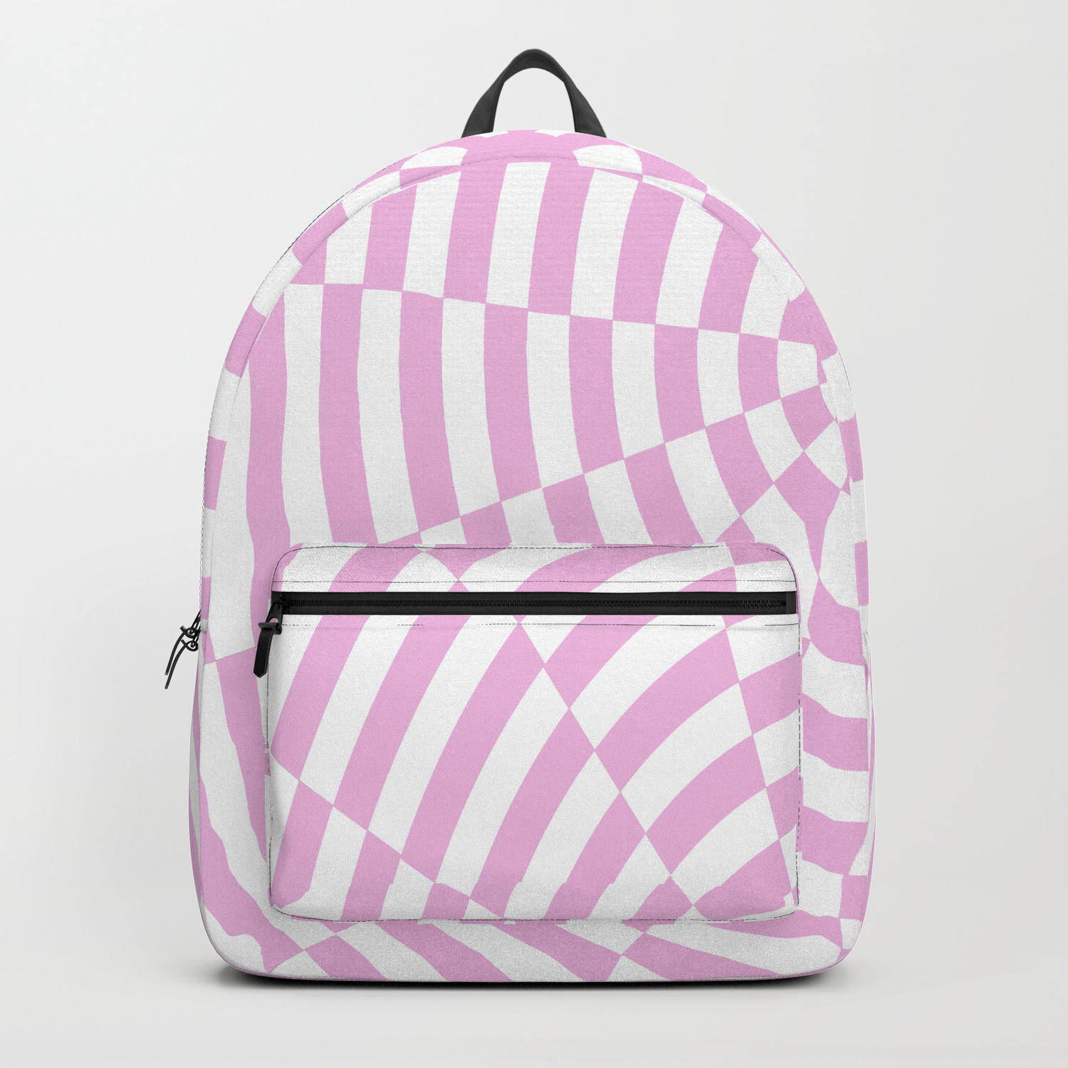 pink square backpack