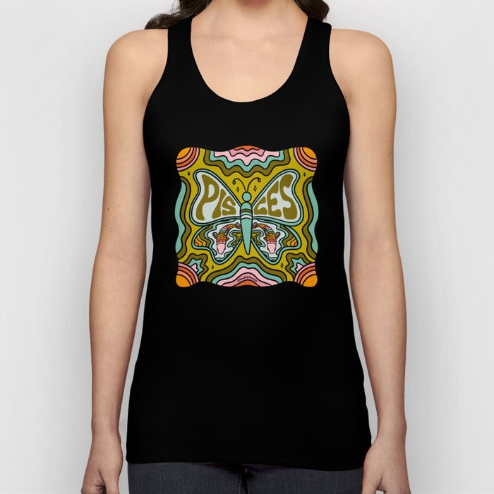 Pisces Butterfly Tank Top