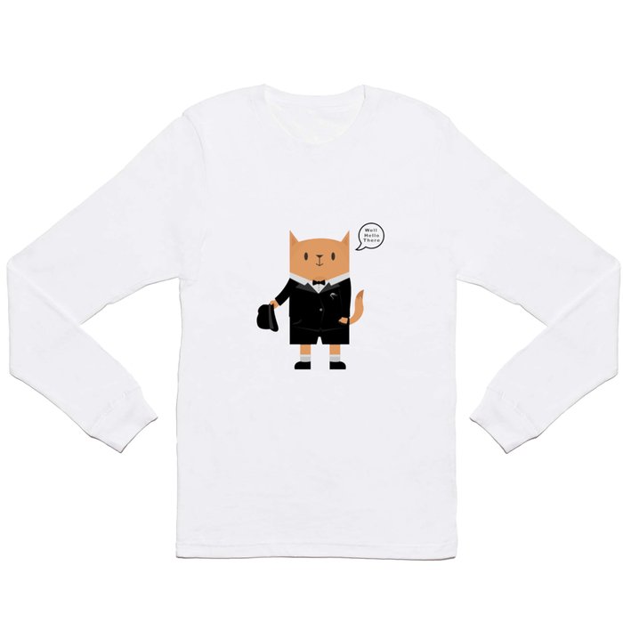 The Elegant Cat Long Sleeve T Shirt