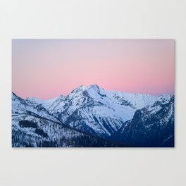 Pinkish sky Canvas Print