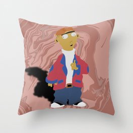 Fly Guy E Throw Pillow