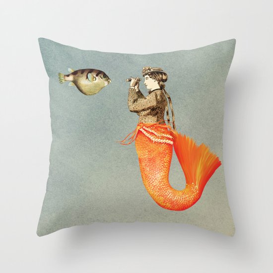 In search of realistic love Throw Pillow