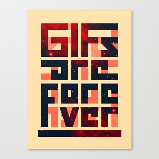 GIFs are forever Canvas Print