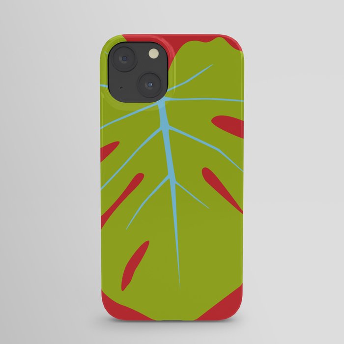 Tropical Leaf - Young Monstera iPhone Case