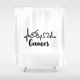 Games Shower Curtain