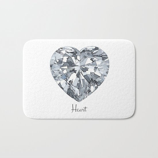 Heart Bath Mat