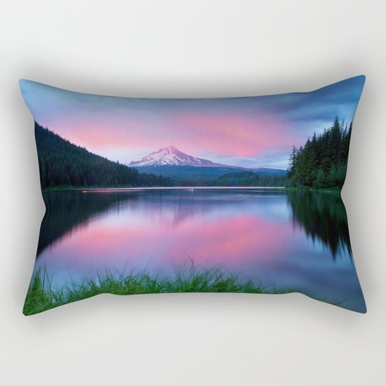 Lake Reflections Rectangular Pillow