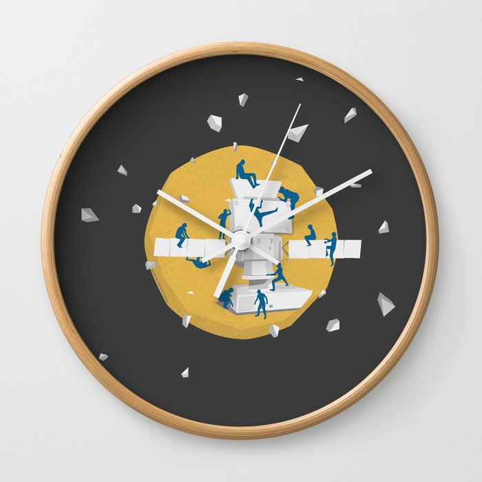 satellite Wall Clock
