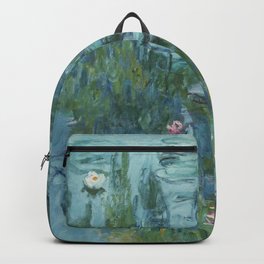 Nympheas, Claude Monet Backpack